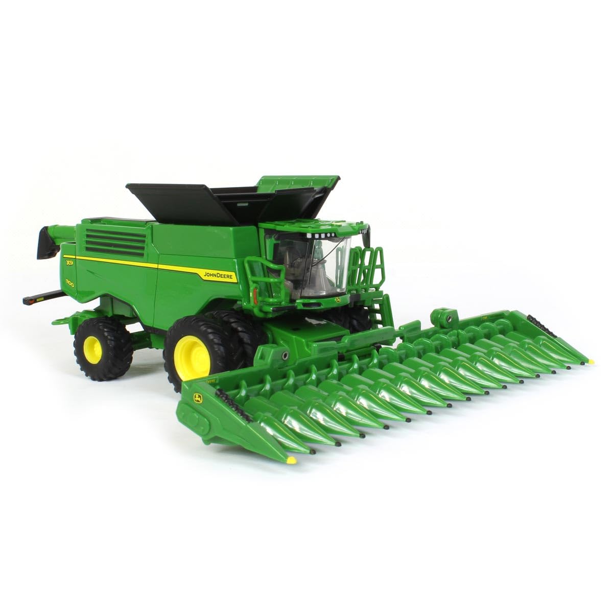 John Deere Prestige X9 1100 combine feeder housing lifting mechanism.