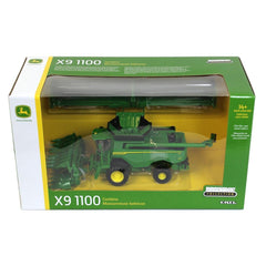 John Deere Prestige X9 1100 combine HD50F draper head for variety.
