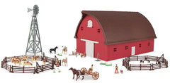 John Deere Round Barn Set 1/64 scale playset with accessories for imaginative farm play