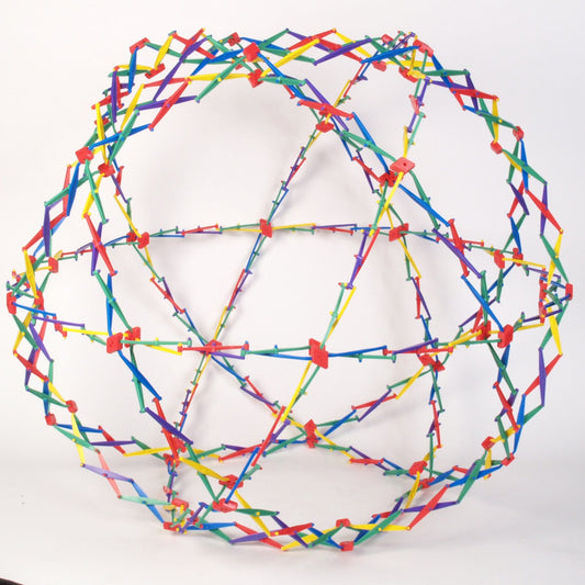 John N. Hansen Hoberman Sphere pulley setup enables controlled expansion and dynamic visuals.