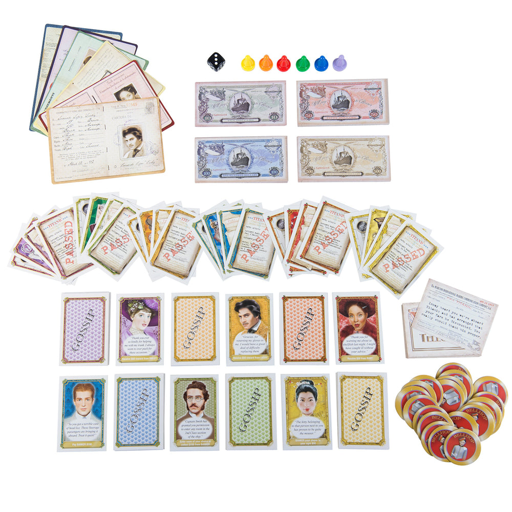 John N. Hansen Titanic bellhop tokens and pieces enable tactile, engaging play