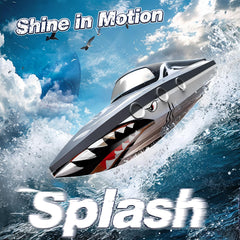 JOI MEW Shark RC Boat two-battery pack extends playtime without frequent recharges