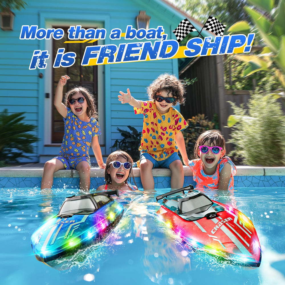 JOI MEW waterproof sealed design protects internals during pool and lake play.