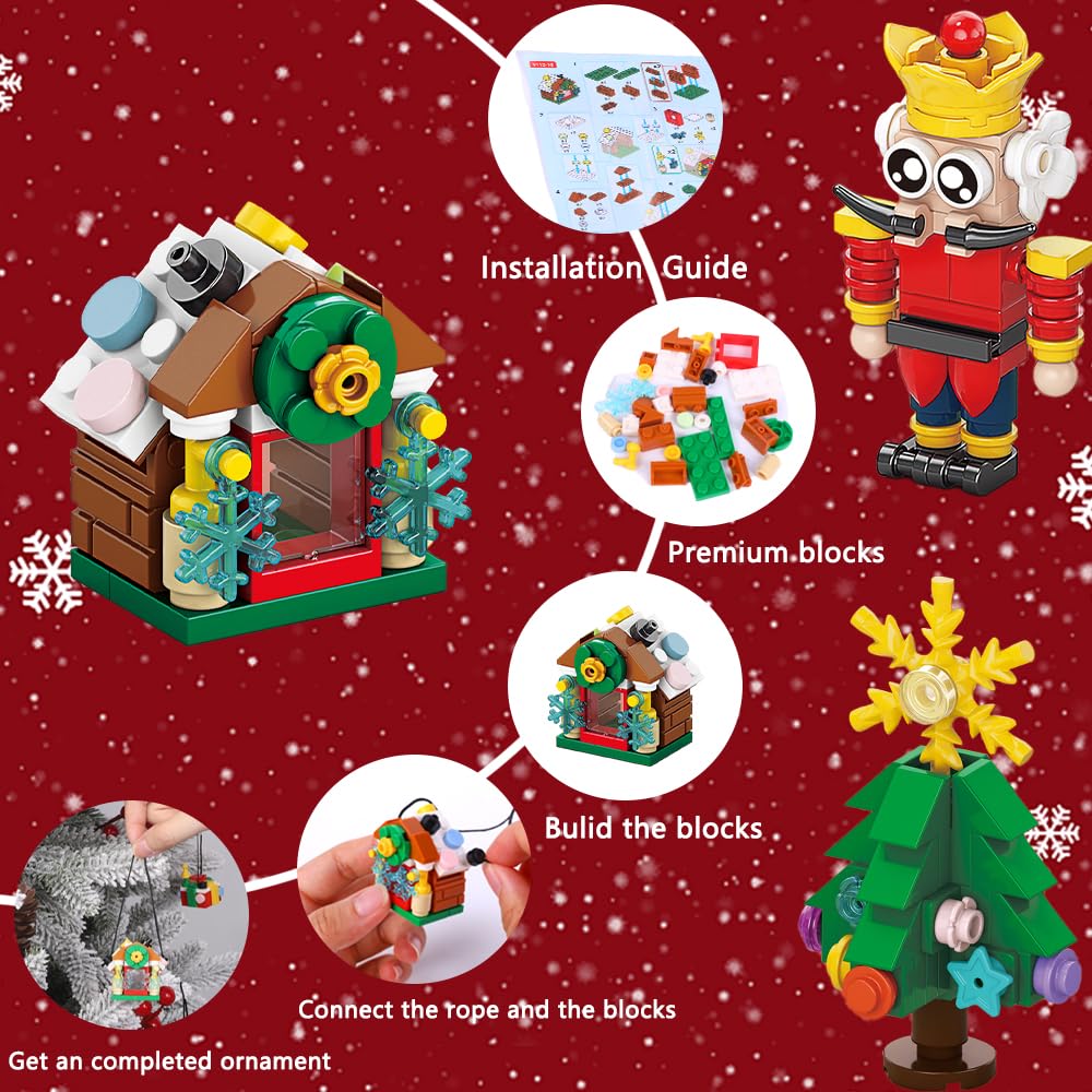 JOICEE 3D Christmas ornaments highlight cute characters for eye-catching holiday displays