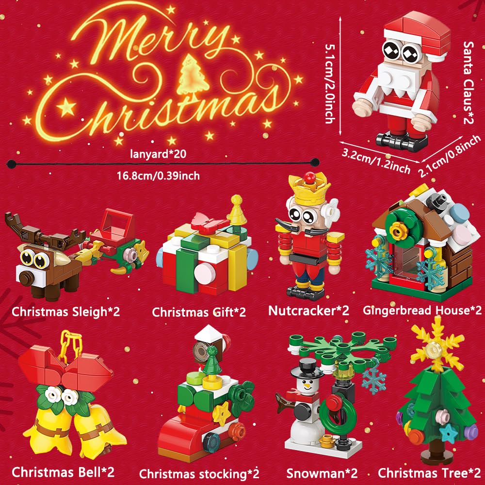 JOICEE Xmas tree ornaments assembly pieces for creative tree decorating