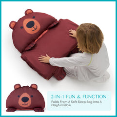 Joiedomi nap mat carry handle makes carrying simple for caregivers.
