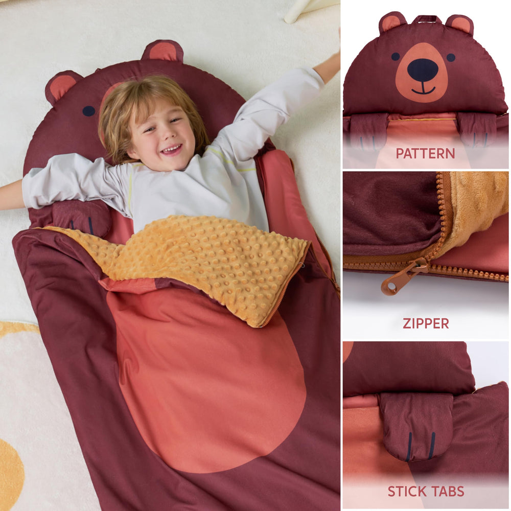 Joiedomi nap mat soft plush fabric delivers cozy comfort during rest.