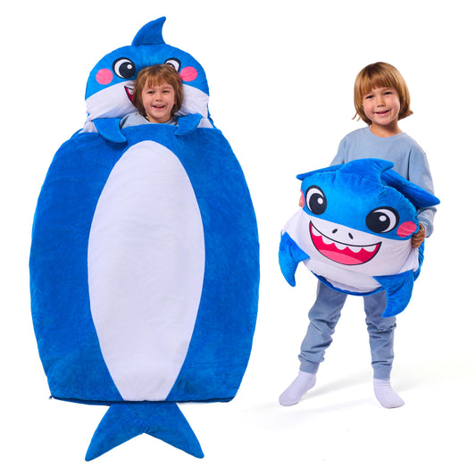 Joiedomi kids nap mat with shark design offers comfy plush support for naps.