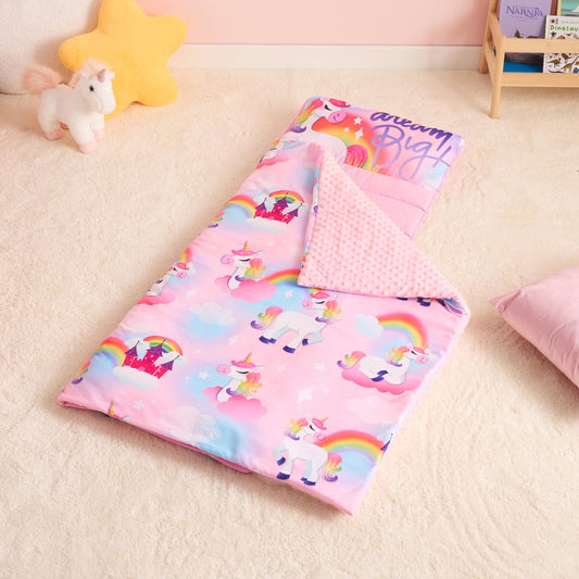 Joiedomi nap mat 55x22 inches with removable pillow for cozy rests.
