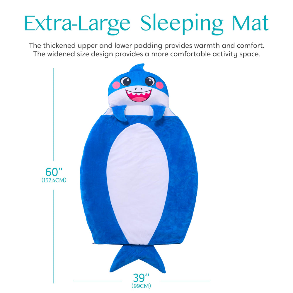 Joiedomi 60x39 nap mat provides a spacious sleep area for toddlers.