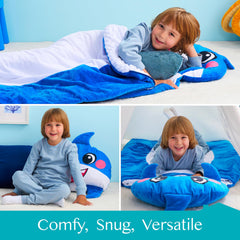 Joiedomi shark design nap mat highlights a playful rest-time focal point.