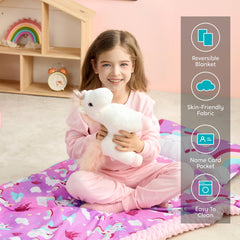 Joiedomi nap mat name pocket helps labeling and organization.