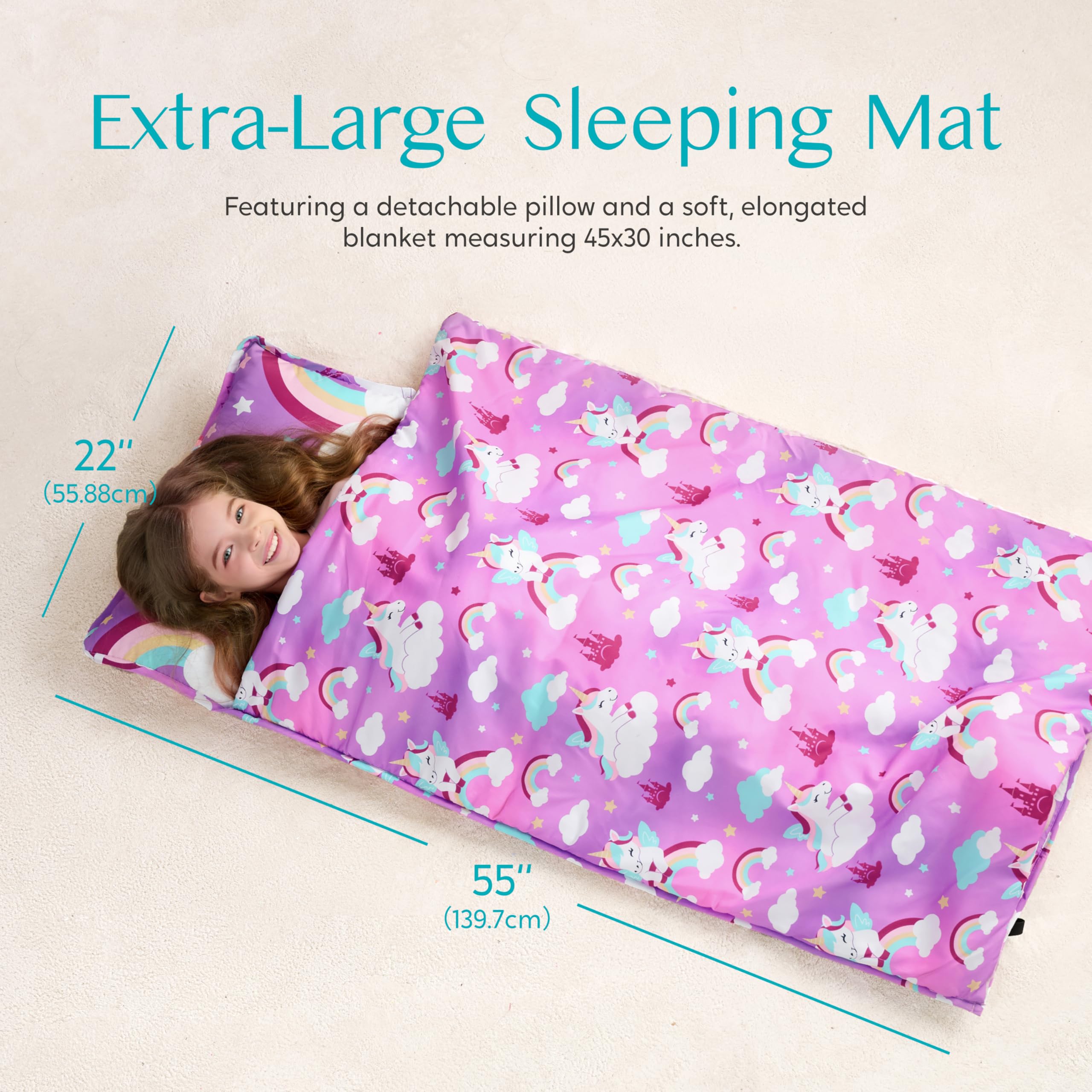 Joiedomi quilt with Minky dot lining offers warmth and softness.