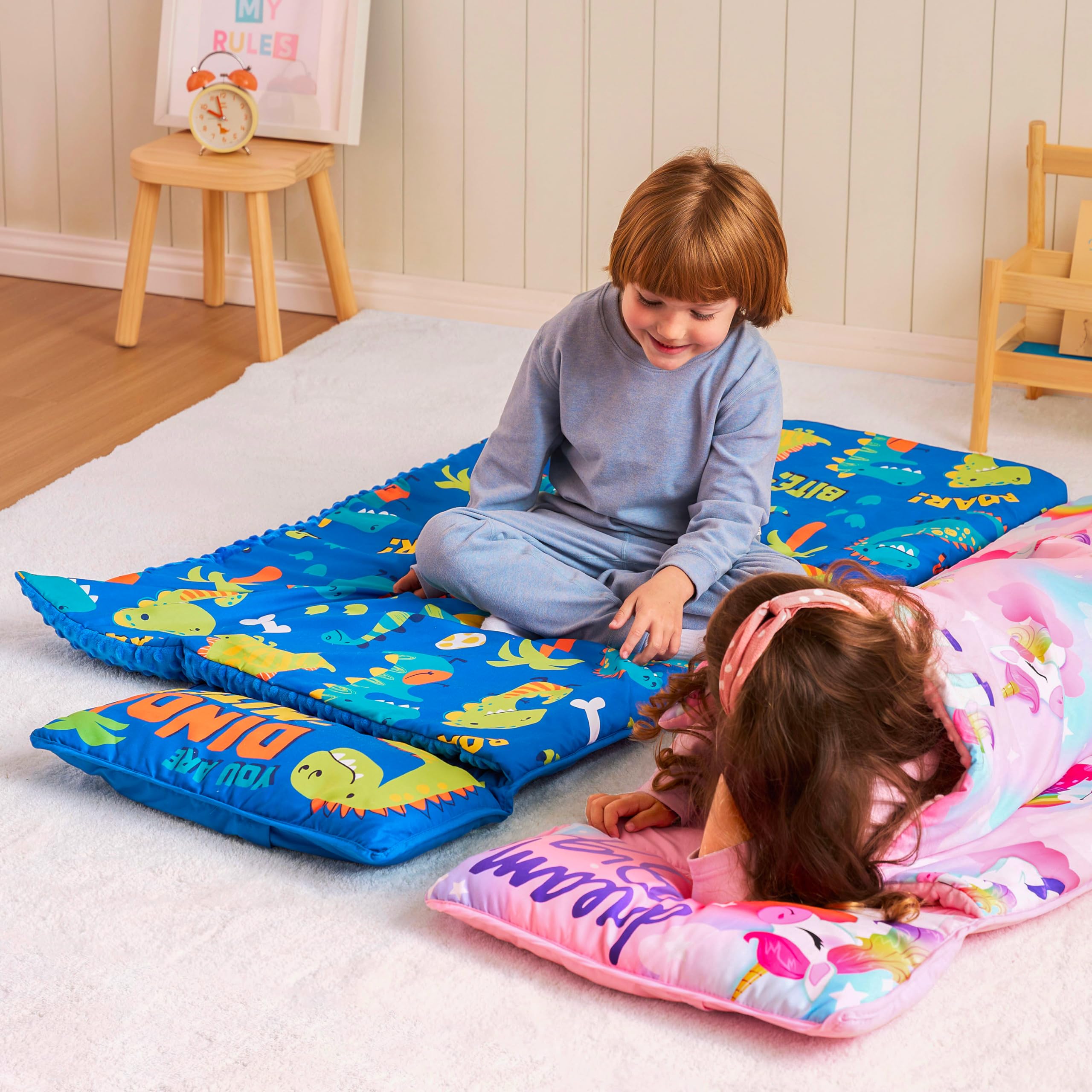 Joiedomi toddler nap mat size 55x22 with quilt 45x30