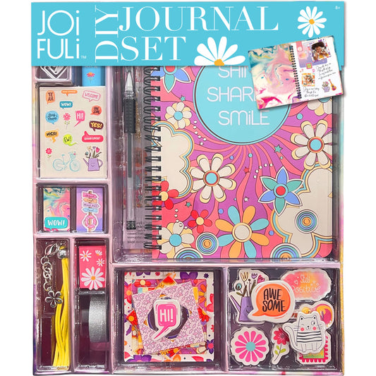 JOiFULi DIY Journal Set cover, a bright starter kit for memory keeping and creative expression