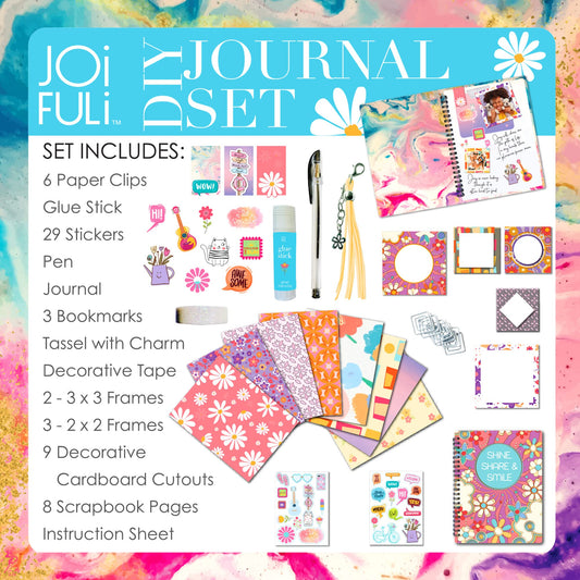 JOiFULi DIY Journal Set interior pages inviting colorful layouts and personalized stories for tweens