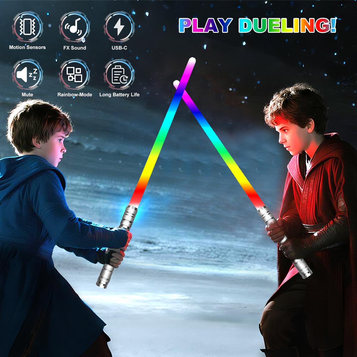 JOINBO cosplay ready sword set ideal for parties and gifts.