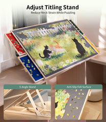 JOIN&JOY puzzle table supports family game nights and relaxed evenings