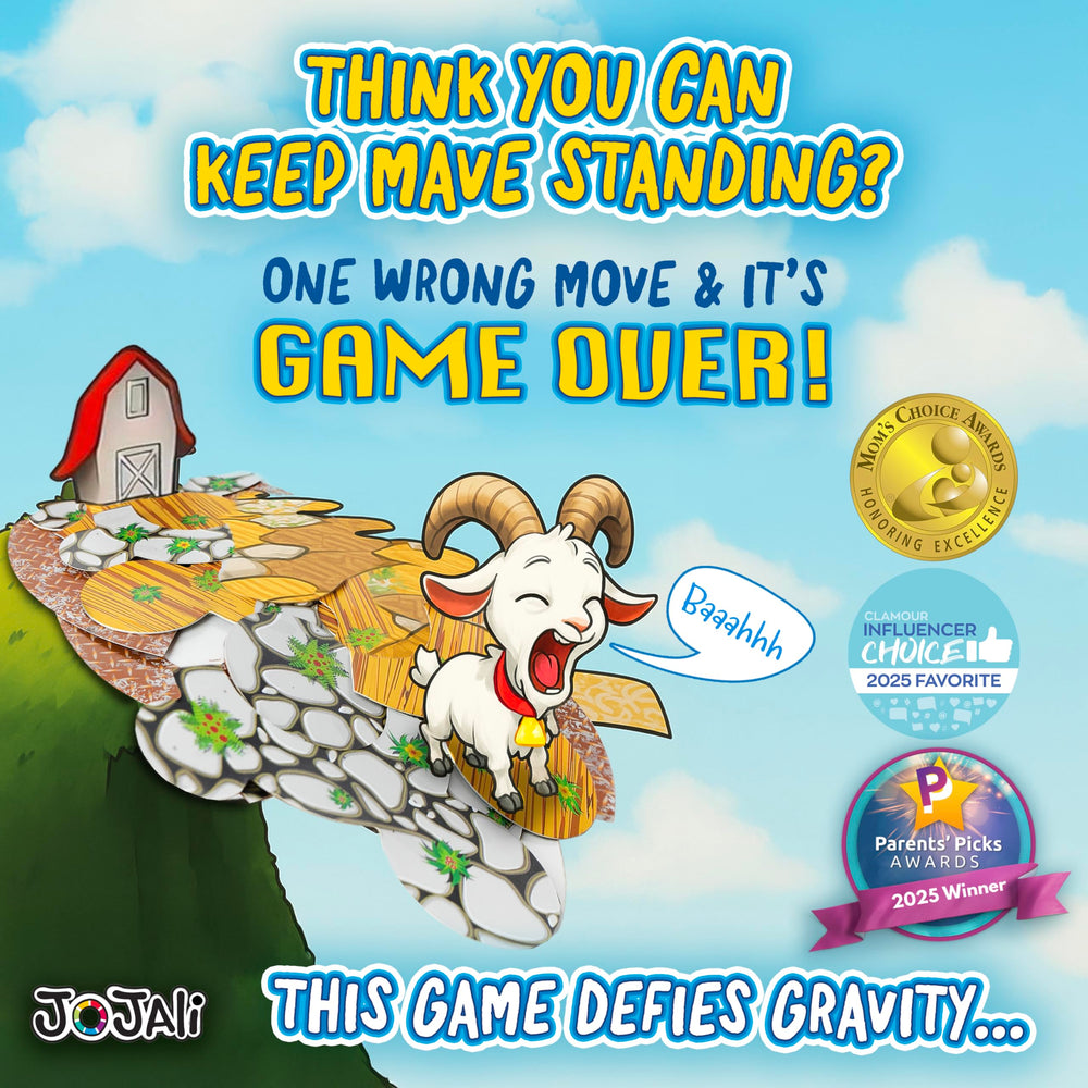 Jojali How Brave is Mave building-cards displayed for tower challenges