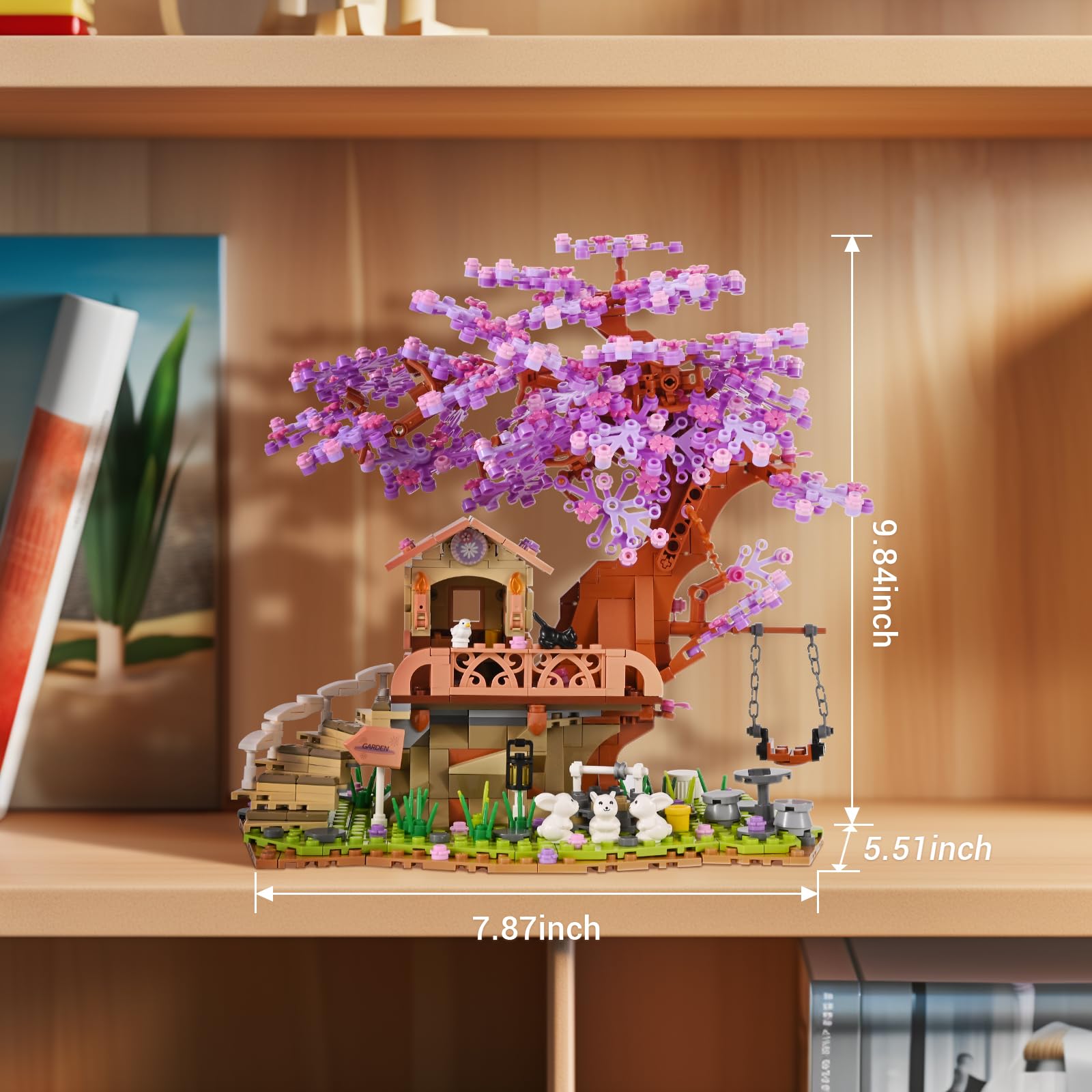 JOJO&Peach bonsai tree model assembly supports fine motor skills