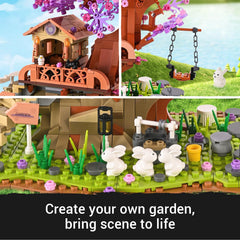 JOJO&Peach flower watering well encourages interactive garden care