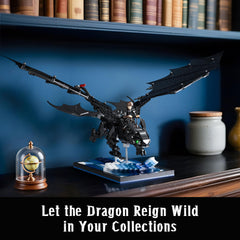 Night Dragon base is removable for flexible display.