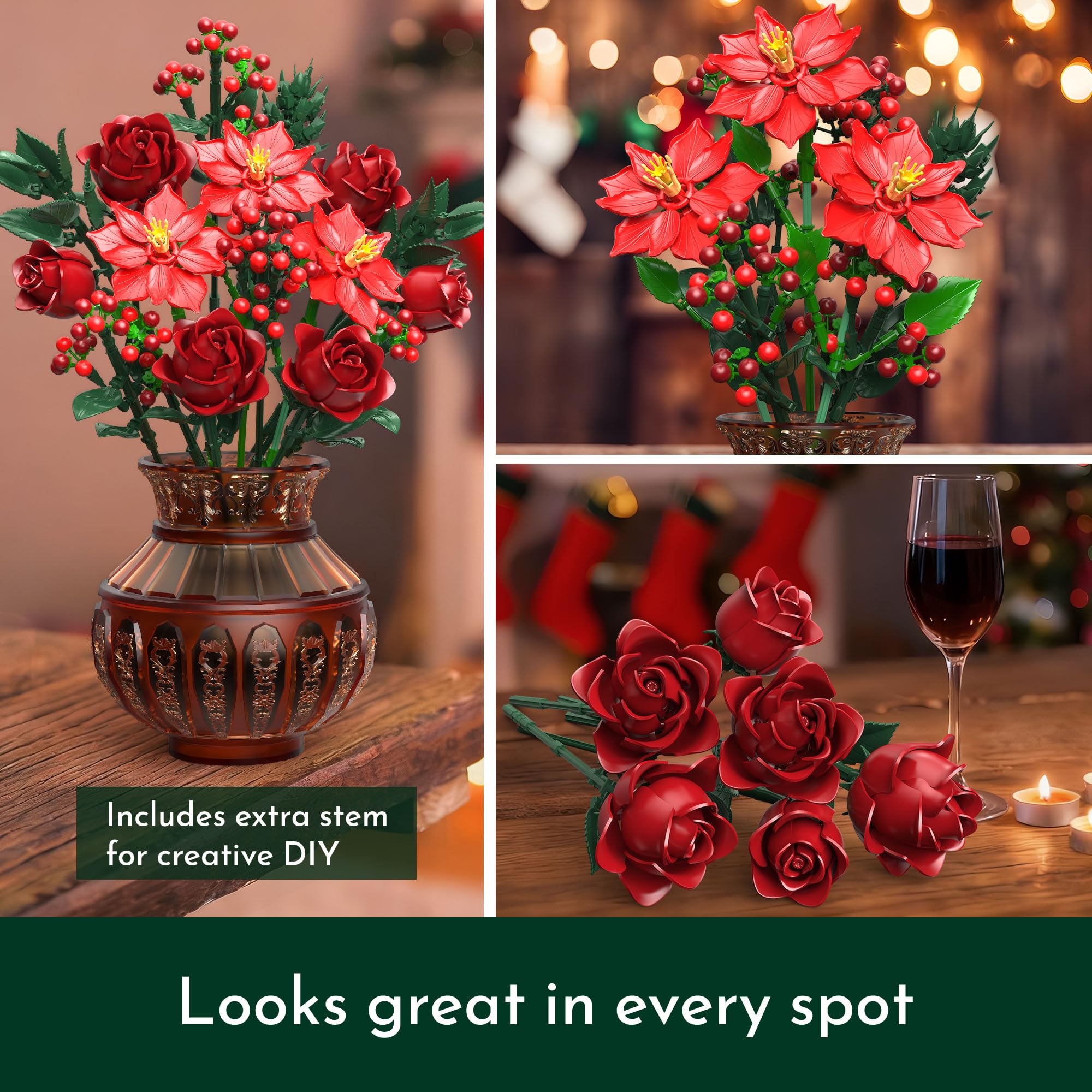 JOJO&Peach pine cone accent boosts festive charm in Christmas displays.