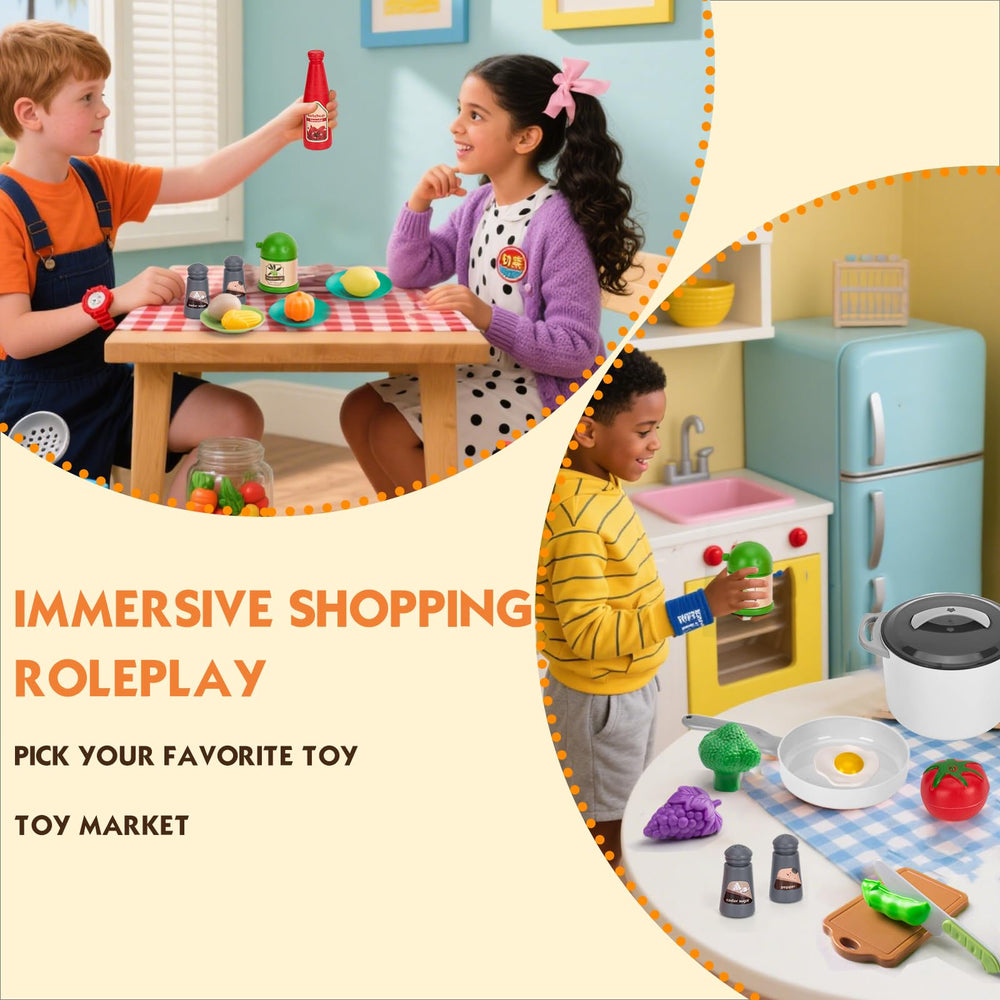 JOKERKING 35Pcs smooth-edged set for safe toddler playtime