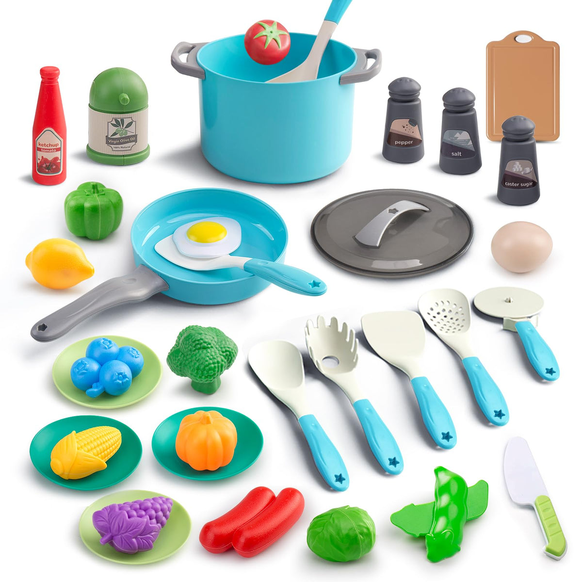 JOKERKING pastel pink stockpot enhances imaginative cooking playtime