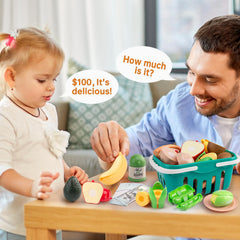 JOKERKING peel, cut, and shop features encourage fine motor skills during play.