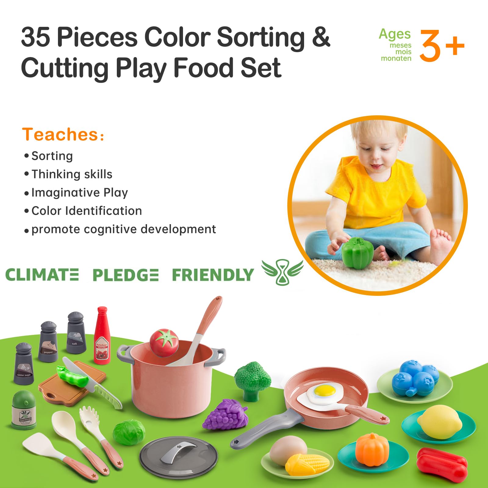 JOKERKING safe ABS plastic with smooth edges designed for toddlers