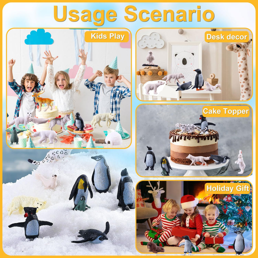 JOKFEICE seal figurine adds charming Arctic character to dioramas and displays.