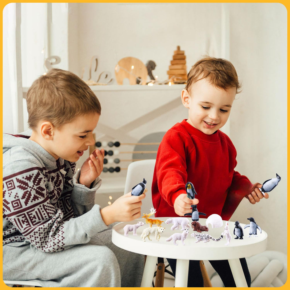 JOKFEICE walrus figurine with expressive features for creative setups.