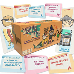 Joking Hazard Master Dater cover image showing the party game vibe for 3-8 players