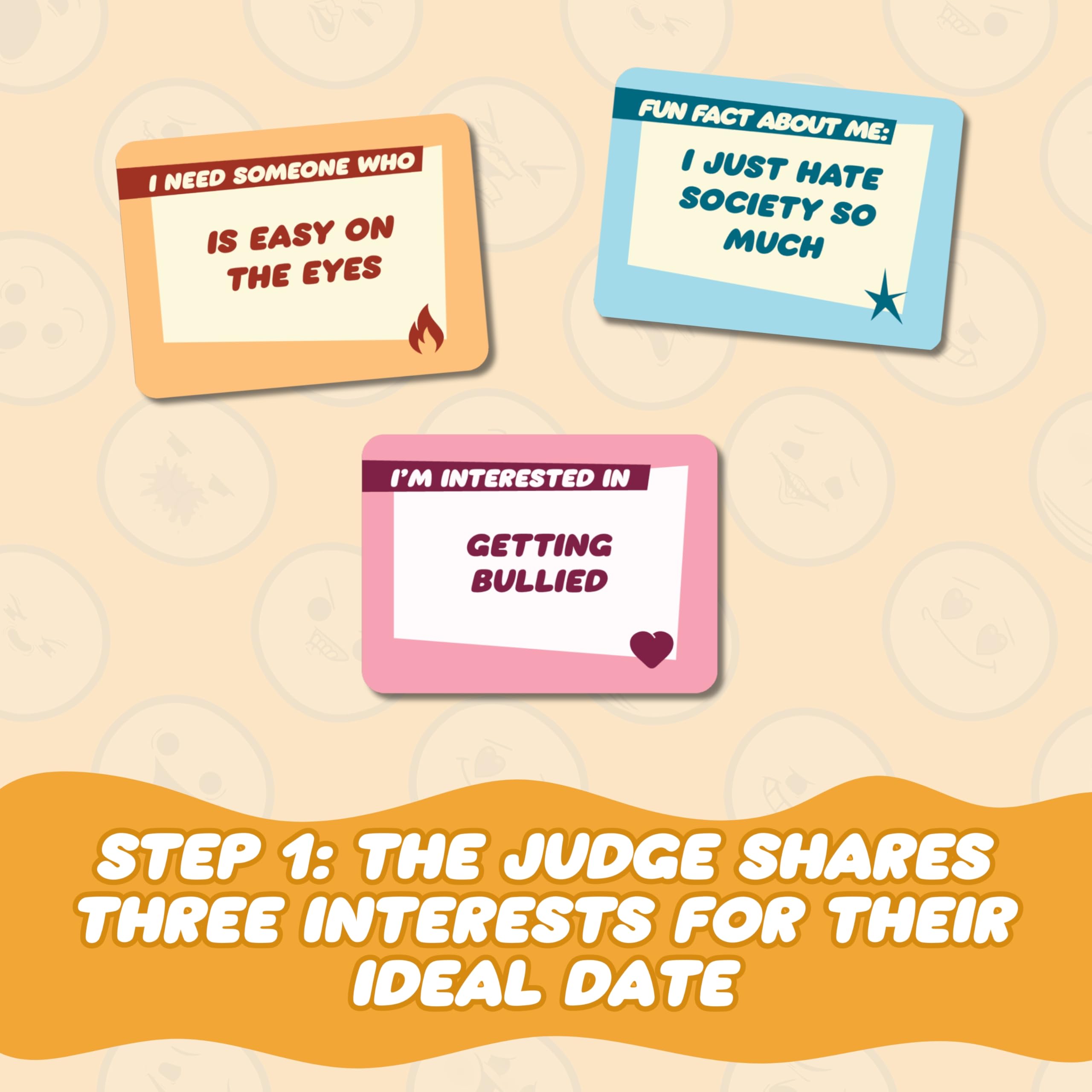 Joking Hazard Master Dater glossy cards ready for quick setup and repeat play
