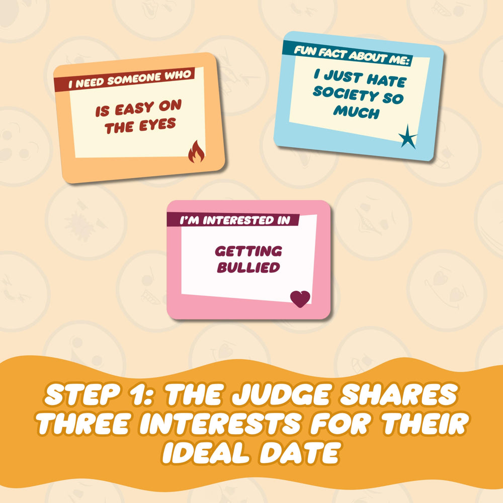 Joking Hazard Master Dater glossy cards ready for quick setup and repeat play