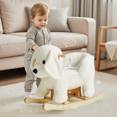 Jolie Vallée solid wood and soft fabric construction supports sturdy, comfy play.