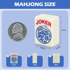 Jolitac mahjong dice pack enables fast layout setup for game nights.
