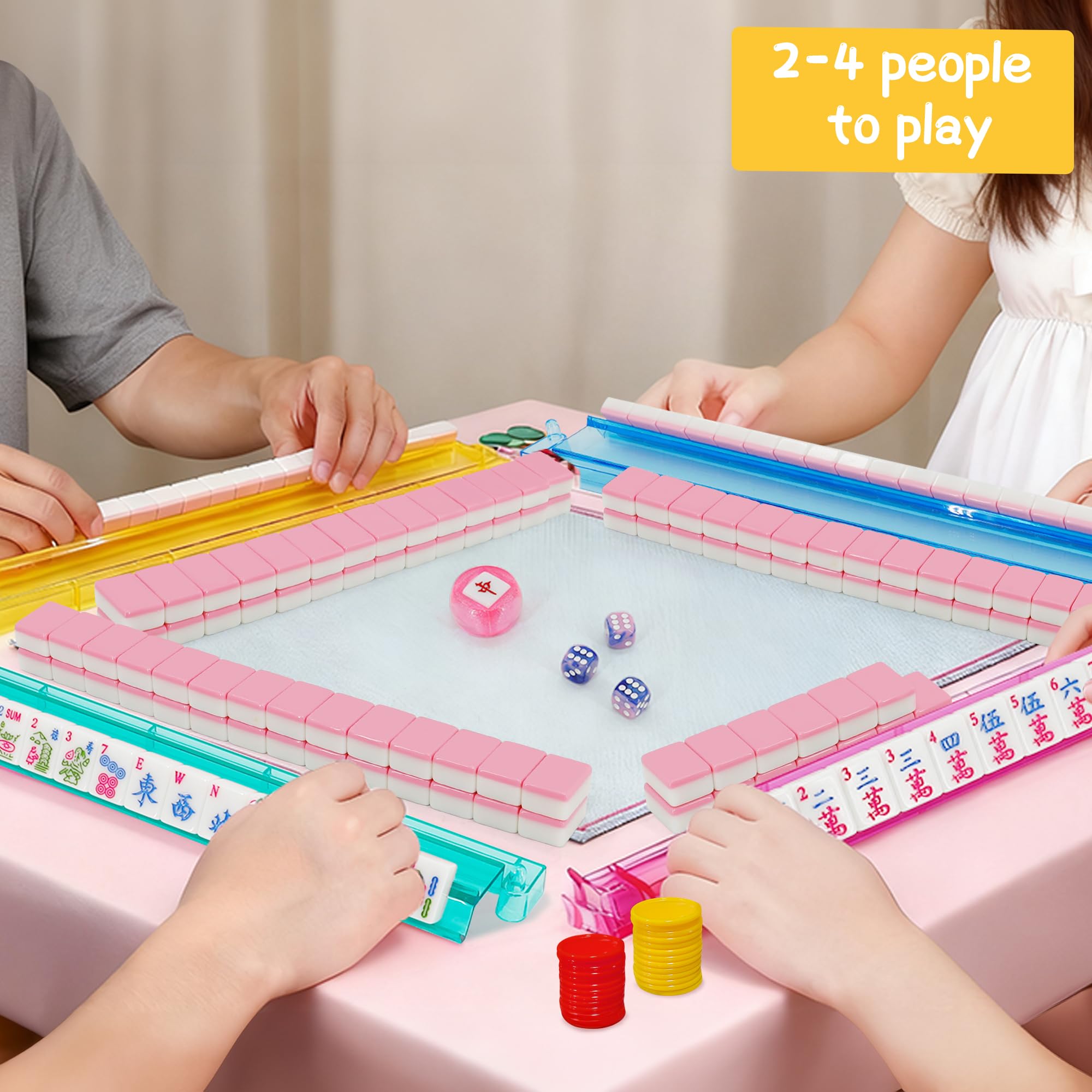 Jolitac engraved tiles with large numerals for quick reads during play