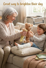 Jolitee hospital gift teddy serves as a meaningful sympathy token