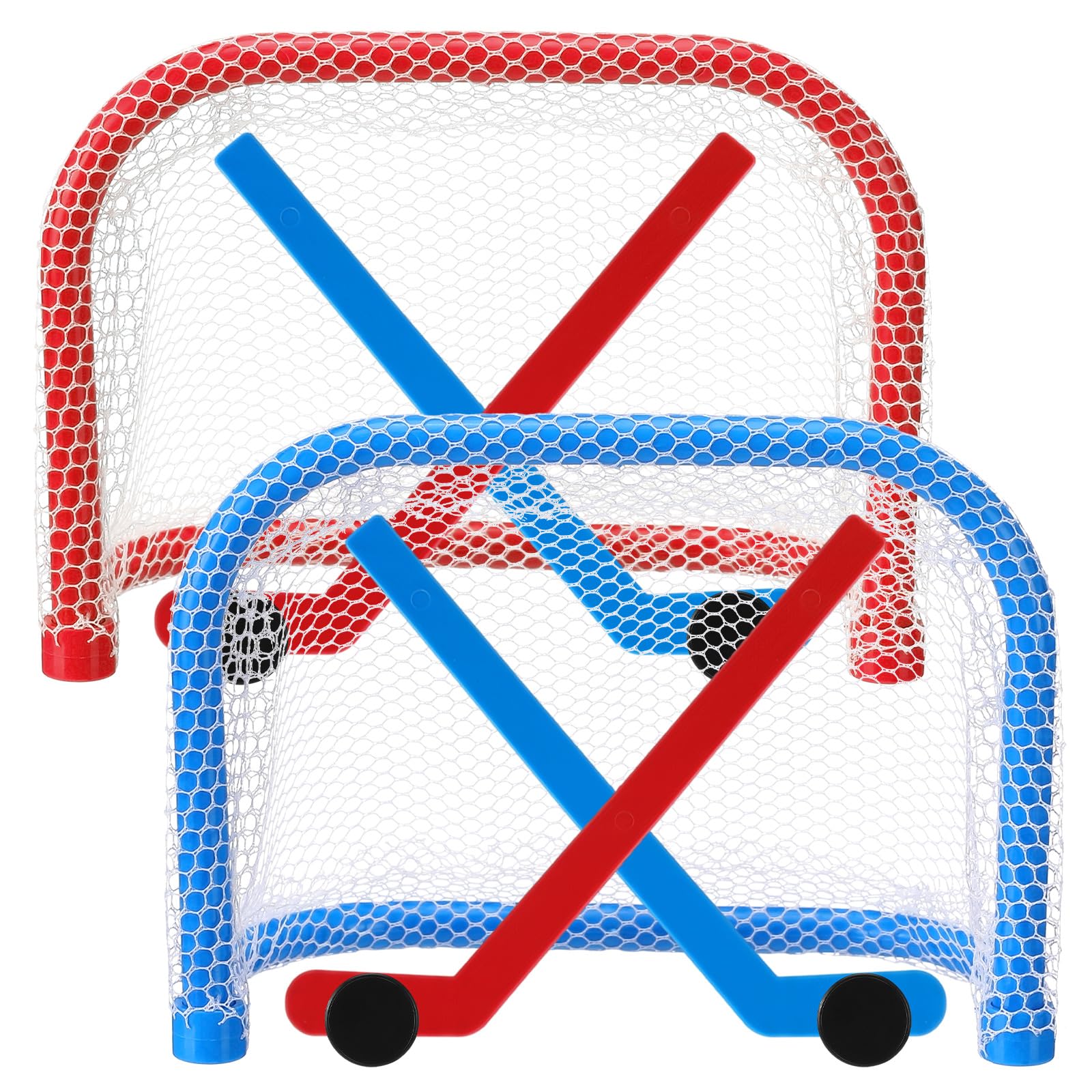JolliLudo mini tabletop hockey goals enabling quick, competitive play on any flat surface.