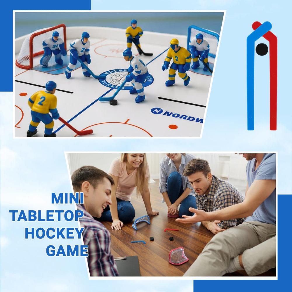 JolliLudo mini hockey pucks deliver smooth glide for accurate shots indoors.