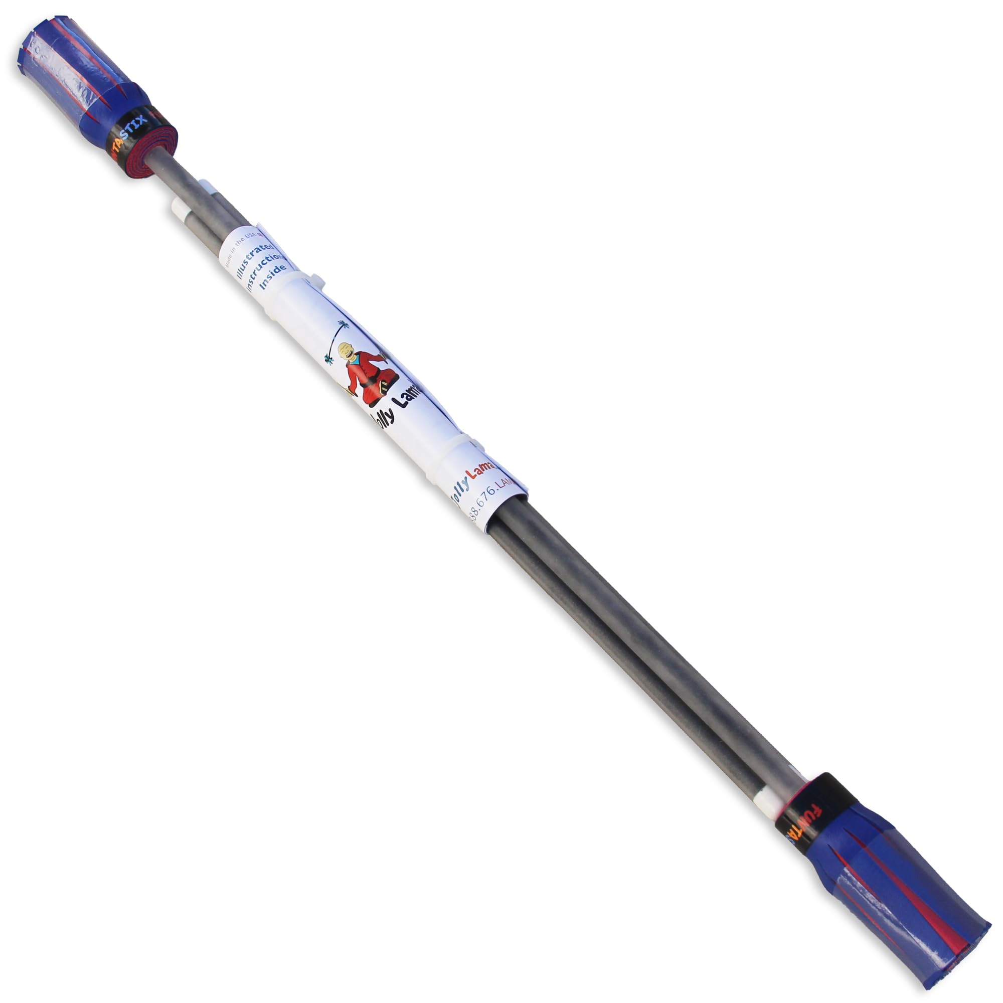 Jolly Lama Funtastix fiberglass core sticks highlighting durability