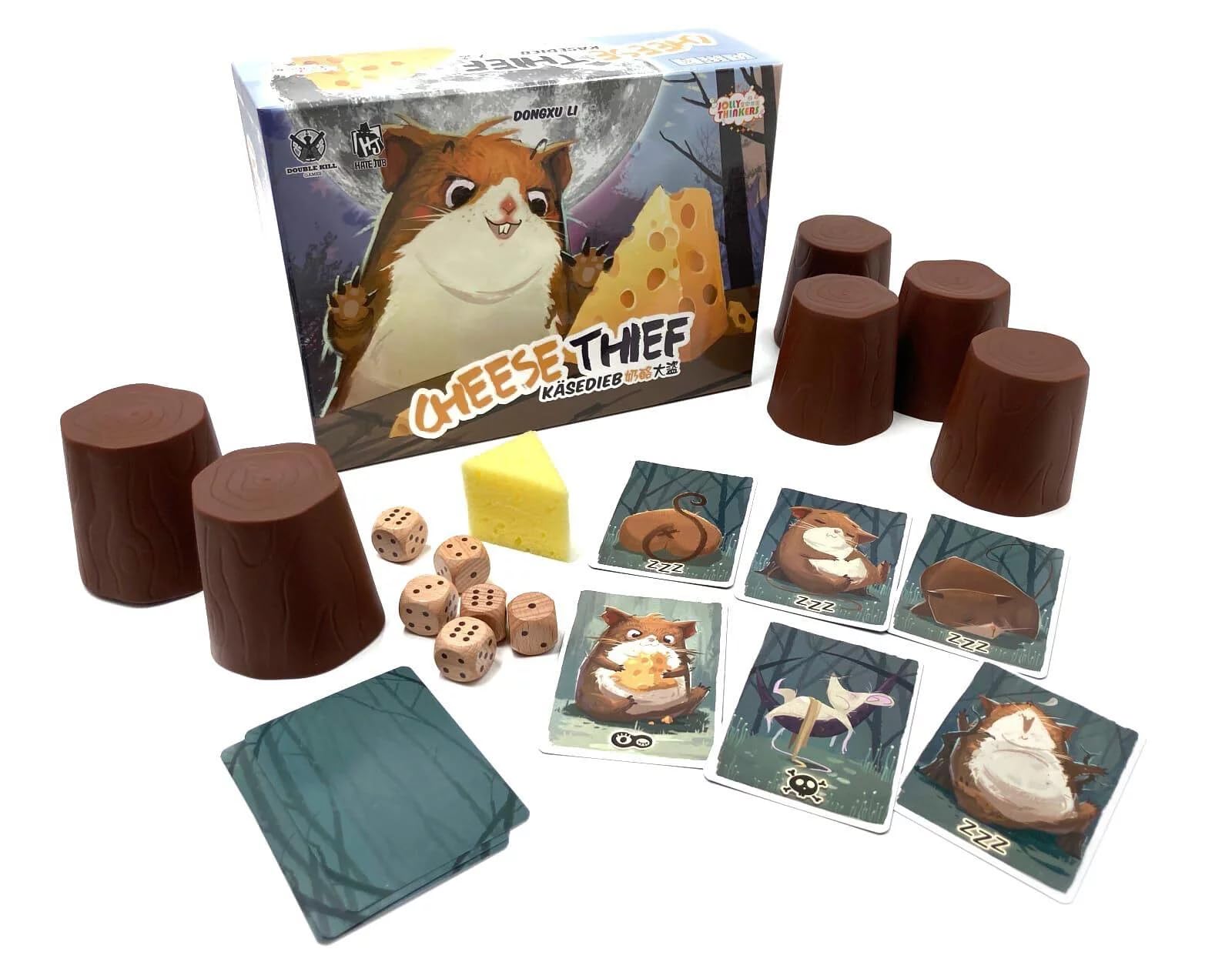 Gameplay scene from Jolly Thinkers Cheese Thief highlighting social deduction