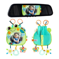 Jollybaby Frog car-seat mirror offering wide view for calm driving