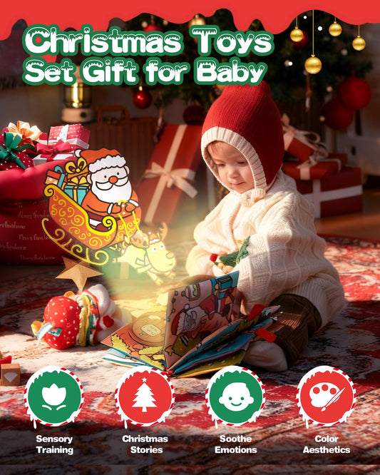 Jollybaby musical Santa hanging toy sparks joyful melodies during baby playtime