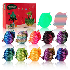 JOMBY dragon egg set with colorful shells for display and gifting