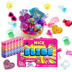 Jomi & Jolly 36-pack Valentines slime kit containers for sharing and classroom prizes.