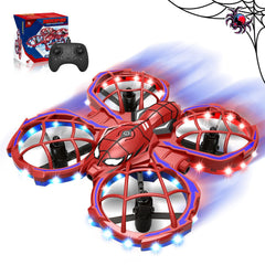 Jomzuci Spider Drone front view demonstrates beginner-friendly design for easy takeoffs.