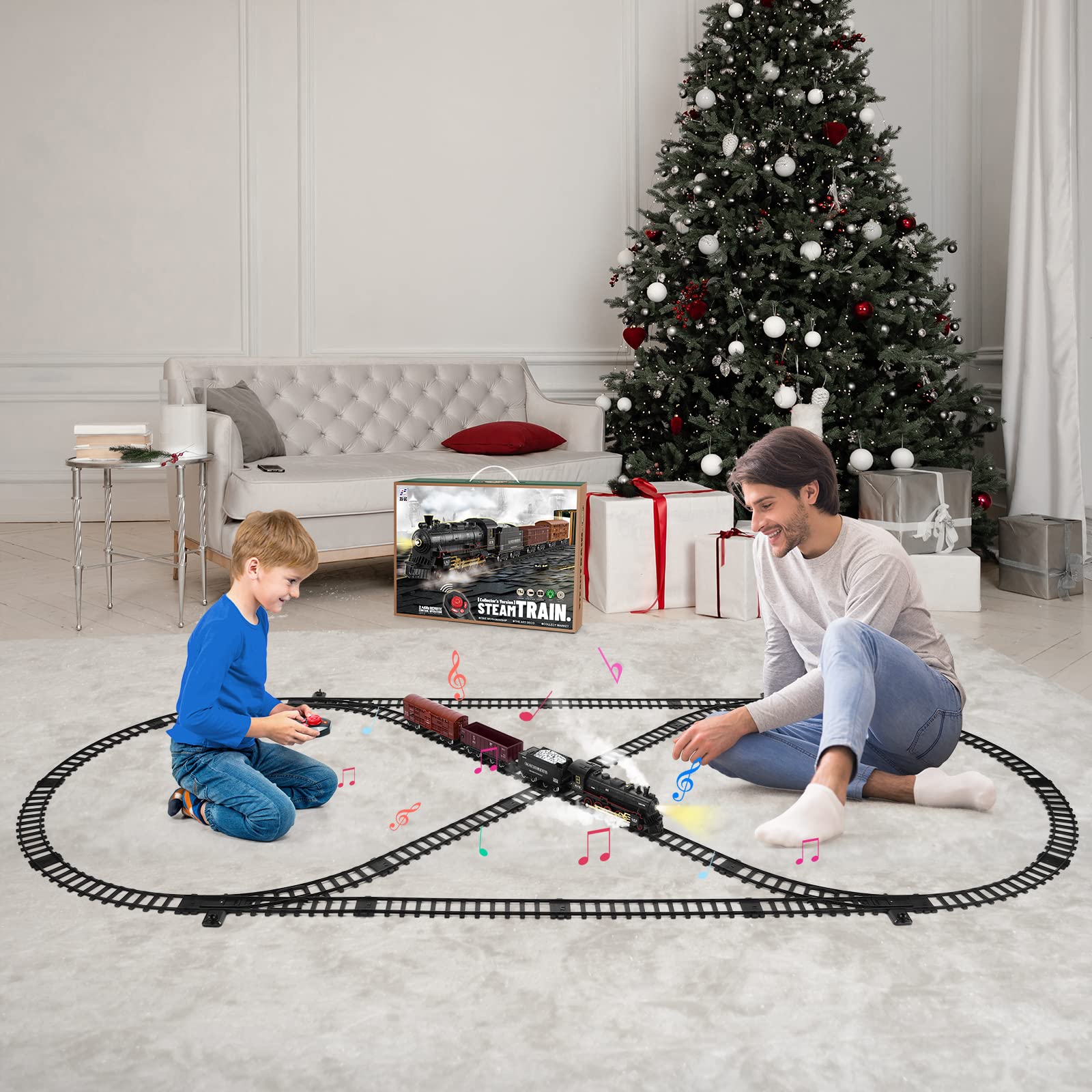 JONEALA passenger car visual showcases detail and family-friendly play value.